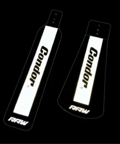 Condor Raw Mudflap Set - Front And Rear
