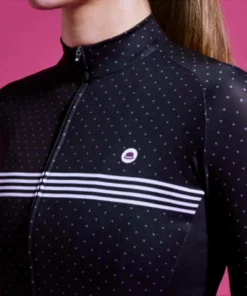 Chapeau Women's Madeleine Polka Stripe Ladies Short Sleeve Jersey 9 Chapeau Women's Madeleine Polka Stripe Ladies Short Sleeve Jersey