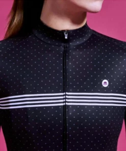 Chapeau Women's Madeleine Polka Stripe Ladies Short Sleeve Jersey 11 Chapeau Women's Madeleine Polka Stripe Ladies Short Sleeve Jersey