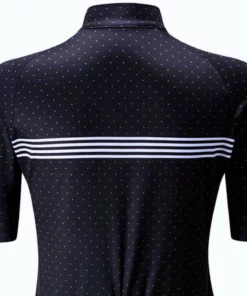 Chapeau Women's Madeleine Polka Stripe Ladies Short Sleeve Jersey 12 Chapeau Women's Madeleine Polka Stripe Ladies Short Sleeve Jersey