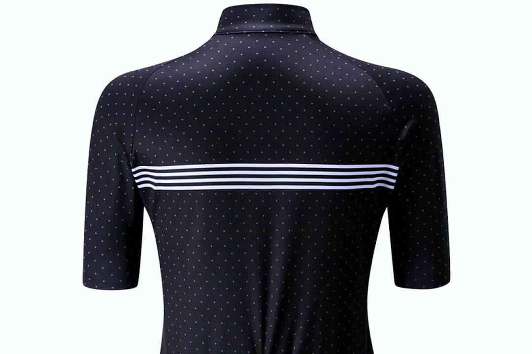 Chapeau Women's Madeleine Polka Stripe Ladies Short Sleeve Jersey 6 Chapeau Women's Madeleine Polka Stripe Ladies Short Sleeve Jersey