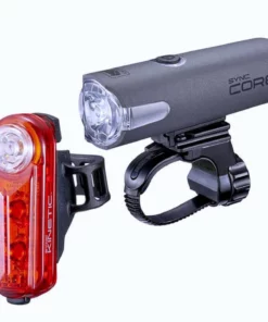 Cateye Sync Core & Kinetic Front & Rear Light Set Cycling Essentials