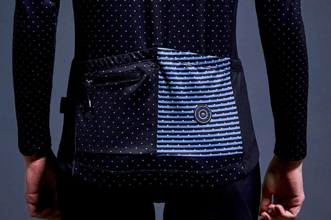 Chapeau Women's Madeleine Polka Stripe Long Sleeve Jersey Women's Clothing 5 Chapeau Women's Madeleine Polka Stripe Long Sleeve Jersey Women's Clothing