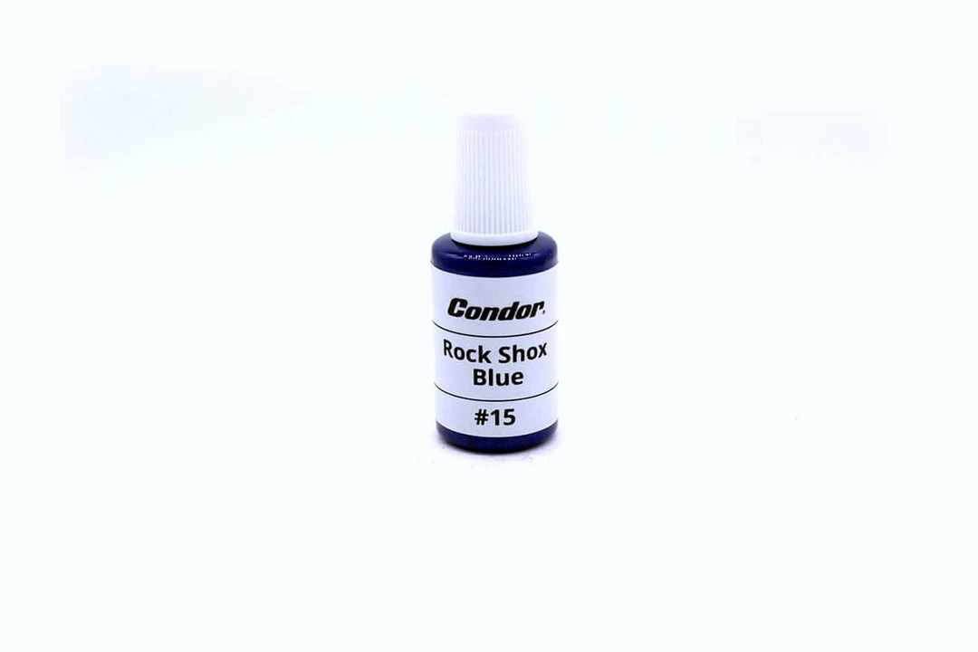Bike Parts Condor Touch Up Paint - Rock Shox Blue 1 Bike Parts Condor Touch Up Paint - Rock Shox Blue