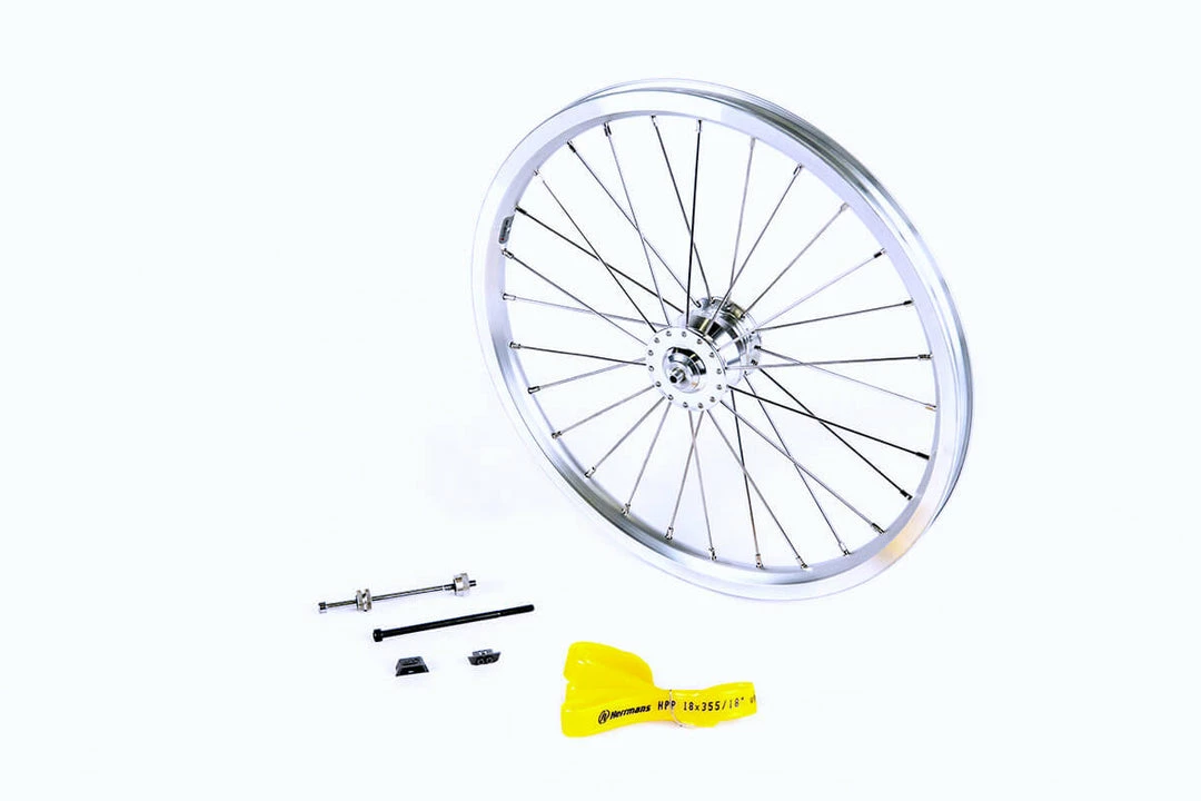 Brompton Shutter Precision SV-8 Hub Dynamo Front Wheel Wheels, Rims & Hubs 1 Brompton Shutter Precision SV-8 Hub Dynamo Front Wheel Wheels, Rims & Hubs