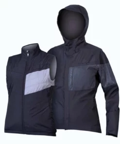 Women's Clothing Endura Women's Urban Luminite II 3 In 1 Jacket With Gilet