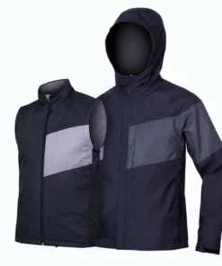 Endura Urban Luminite II 3 In 1 Reflective Cycling Jacket With Gilet Men's Clothing