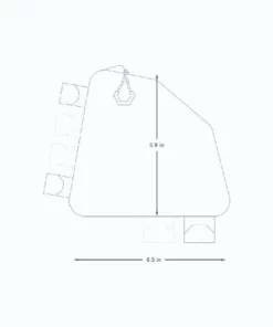 Apidura Backcountry Rear Top Tube Pack Luggage & Bike-Packing Bags