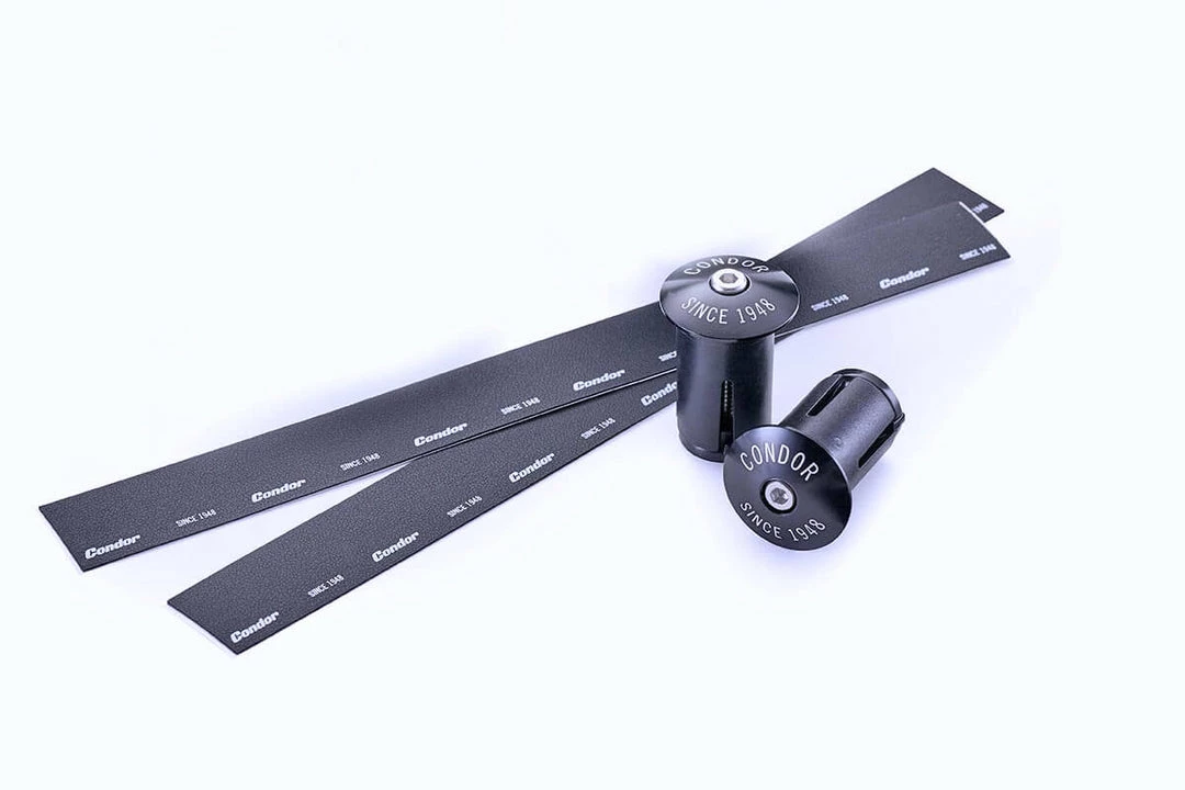 Contact Points Condor Classic Microfibre Tape With Alloy Bar End Plugs 3 Contact Points Condor Classic Microfibre Tape With Alloy Bar End Plugs