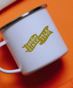 Condor Enamel Mug Lifestyle