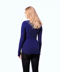 Base Layers Megmeister Women's Drynamo Warm Crew Neck Base Layer Long Sleeve