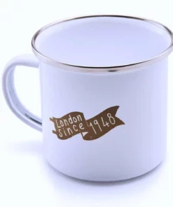 Condor Enamel Mug Lifestyle