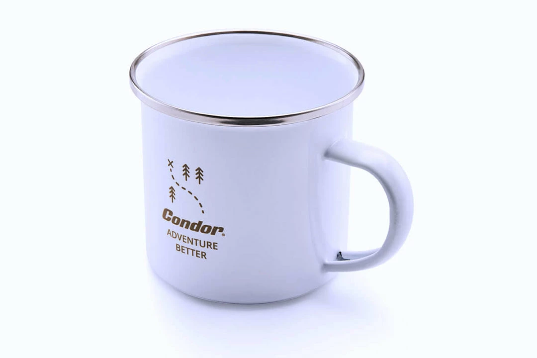 Condor Enamel Mug Lifestyle 3 Condor Enamel Mug Lifestyle